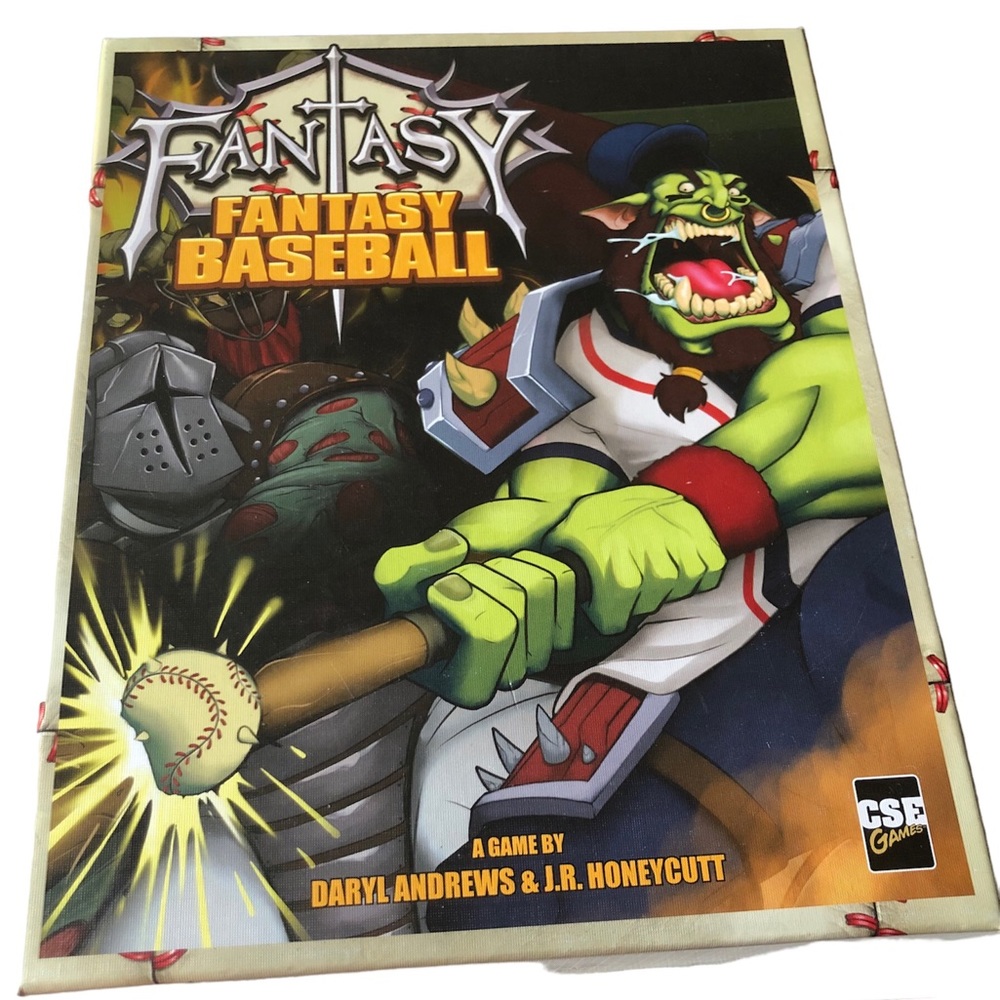 CSE Games Cardgame Fantasy Fantasy Baseball Box Board Game COMPLETE #1 In Series